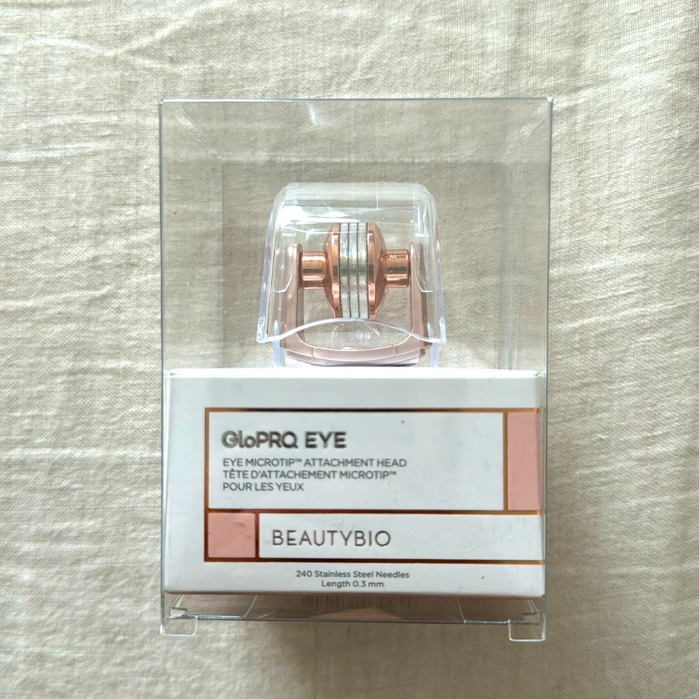 NEW- BeautyBio GloPRO eye microneedle attachment. Original price: $39+taxes